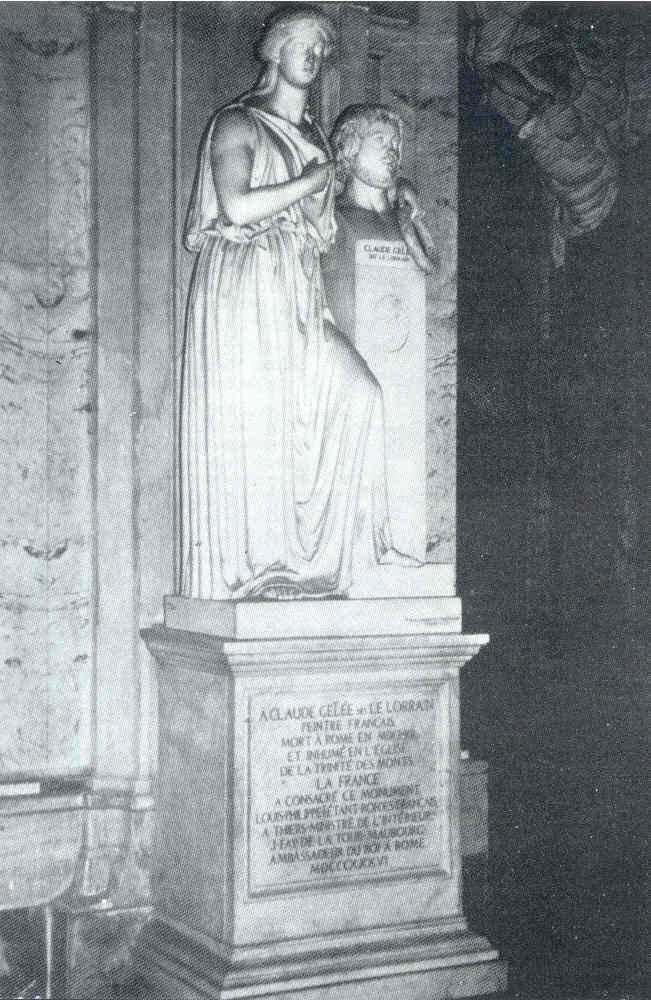 Monument de Claude Gele  Saint-Louis-des-Franais  Rome.