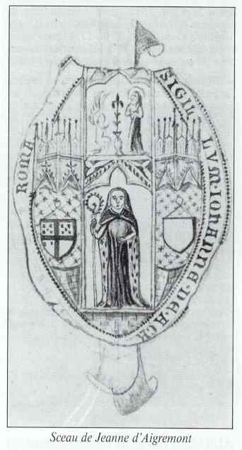 Sceau de Jeanne d’Aigremont.