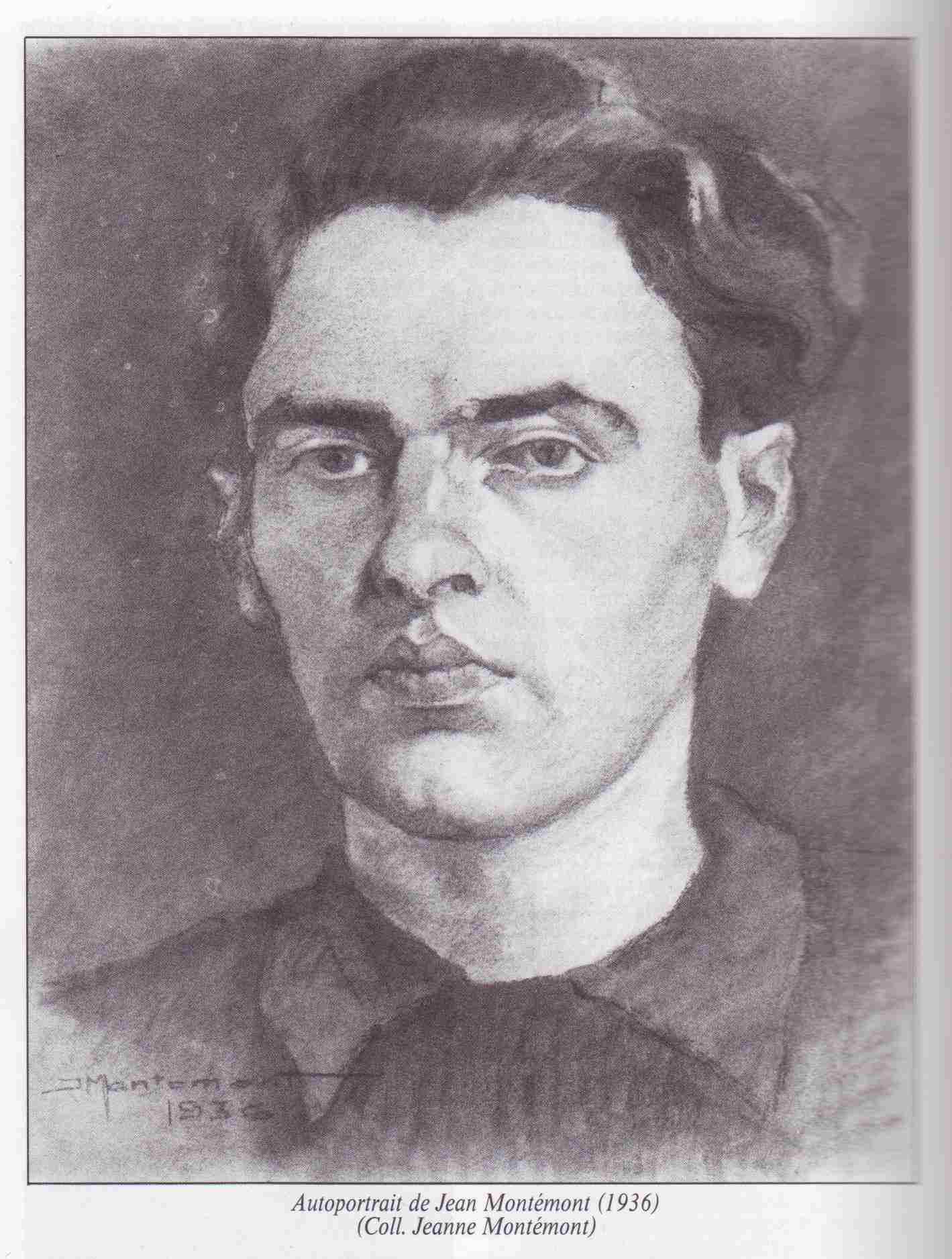 Autoportrait de Jean Montémont (1936, Collection Jeanne Montémont).